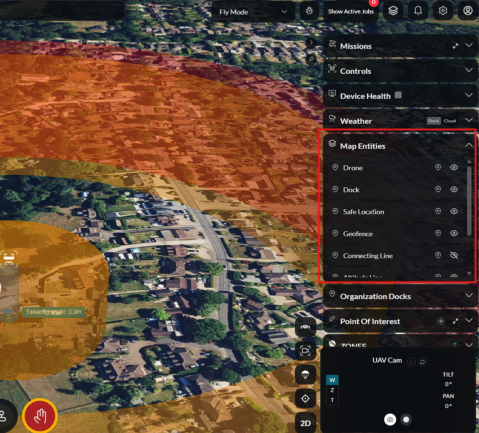 Map entities