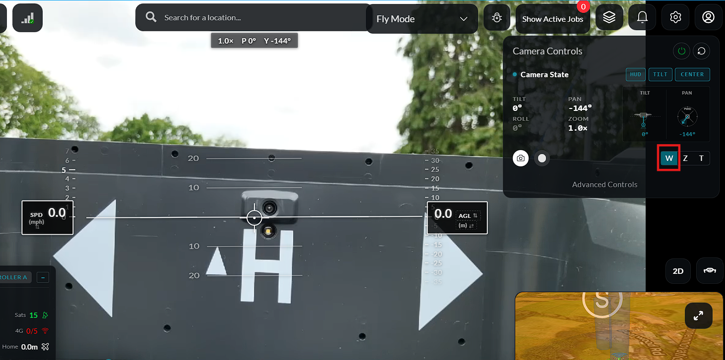 Camera width