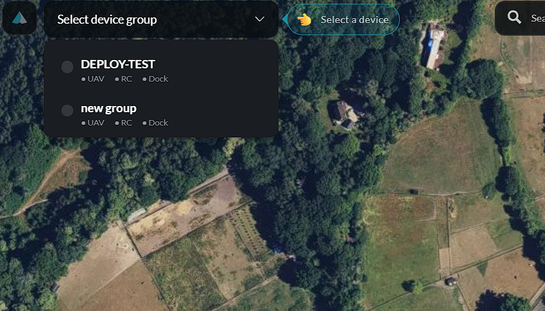 Selecting device group
