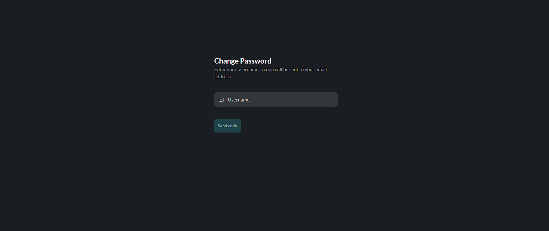Enter Username