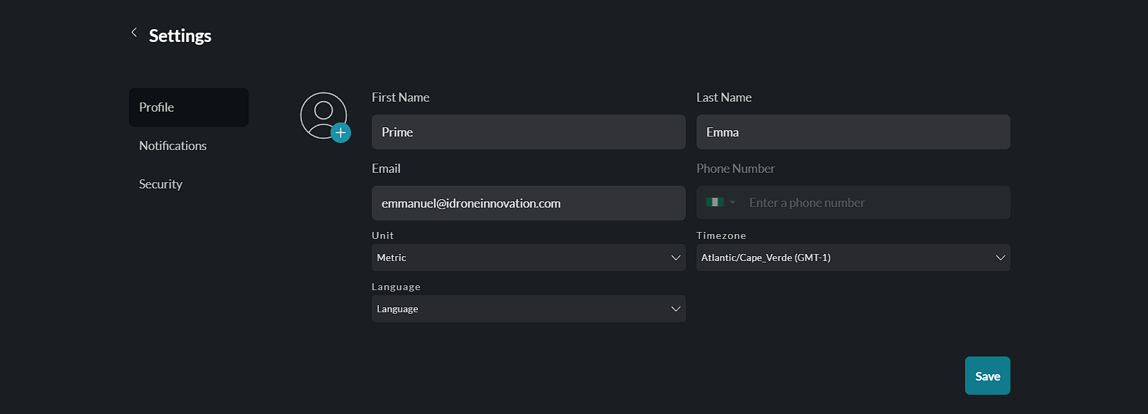Security Settings