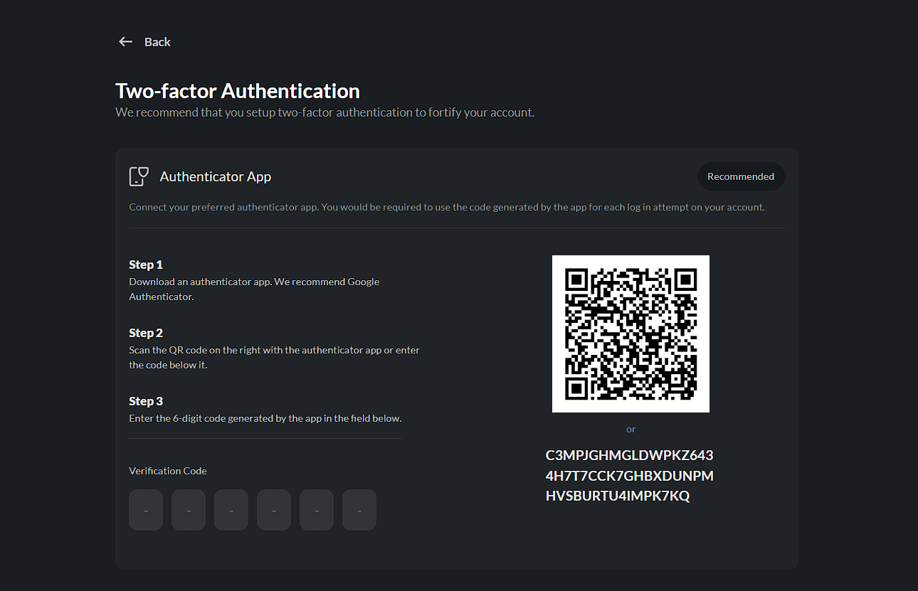 2FA Device Verification