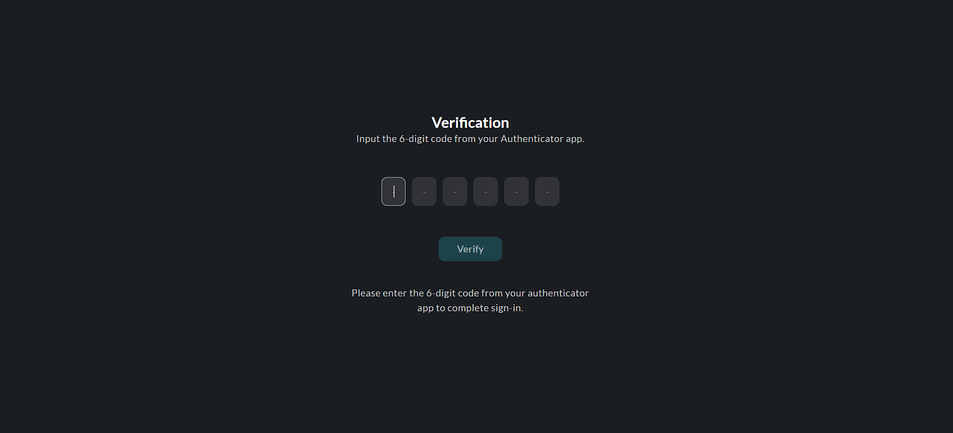2FA Verification