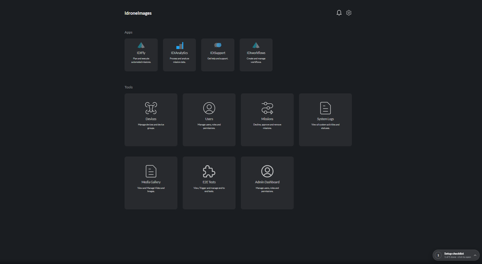 Device management dashboard