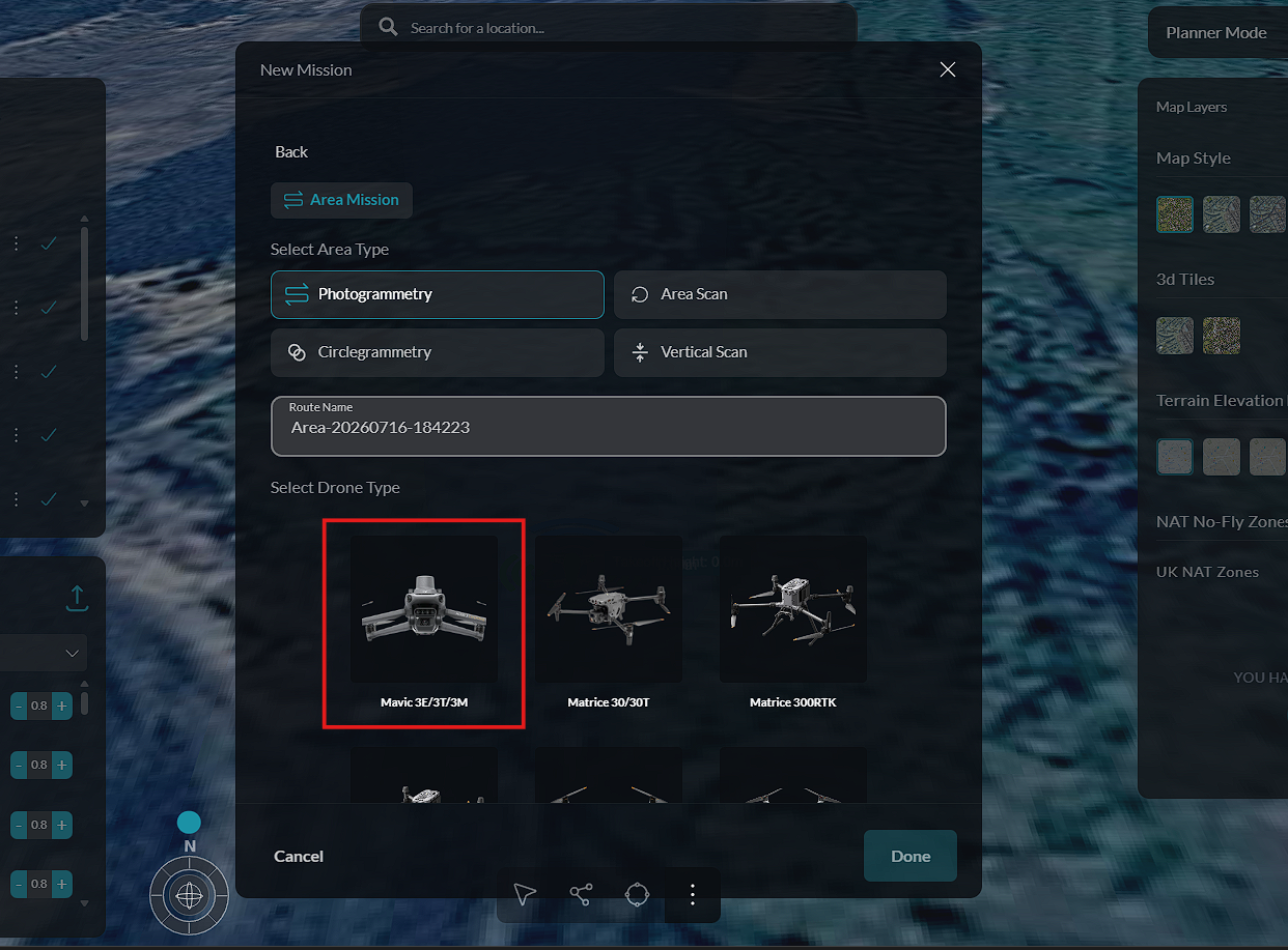 Select available device