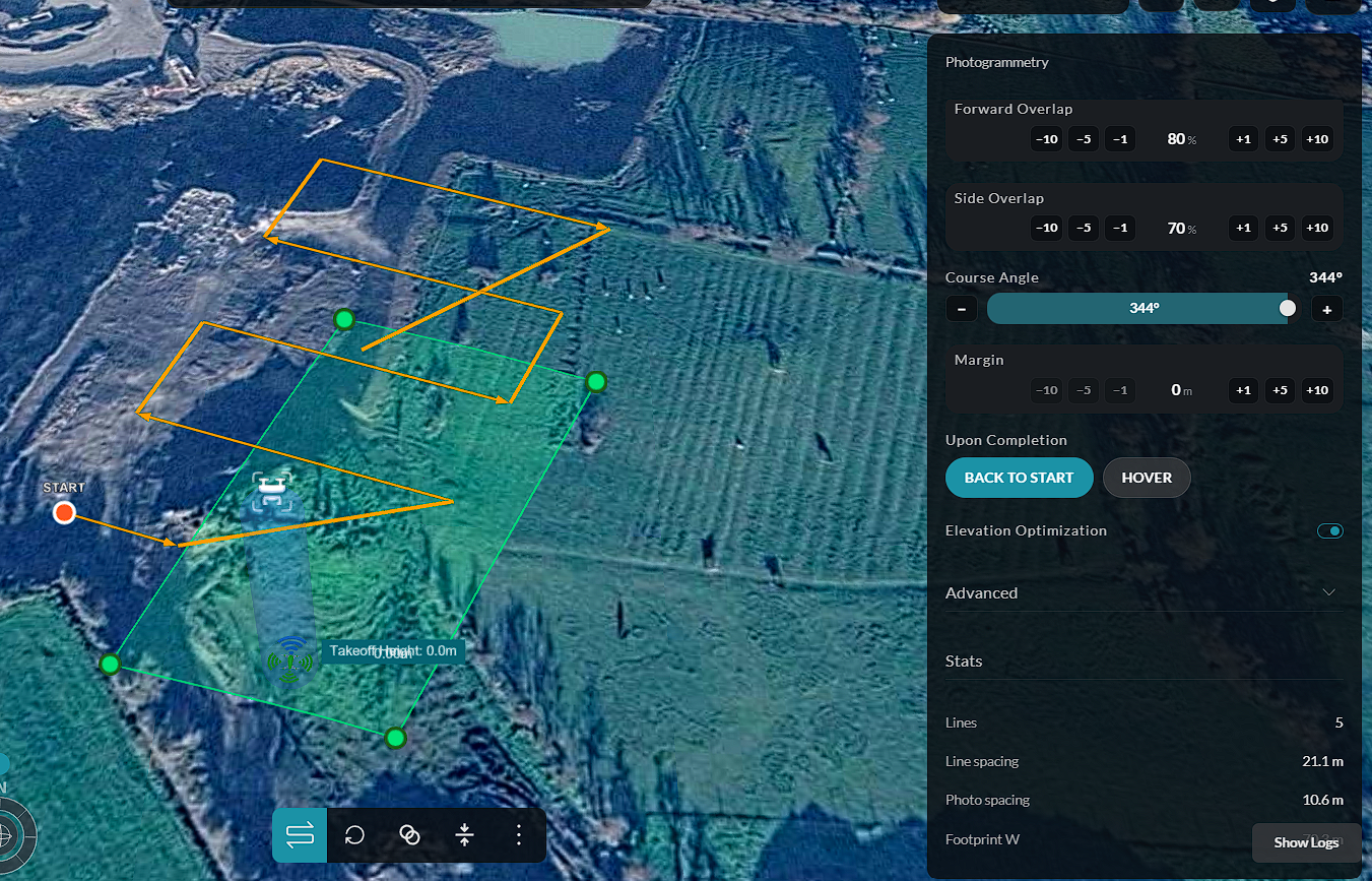 Setting photogrammetry data 2