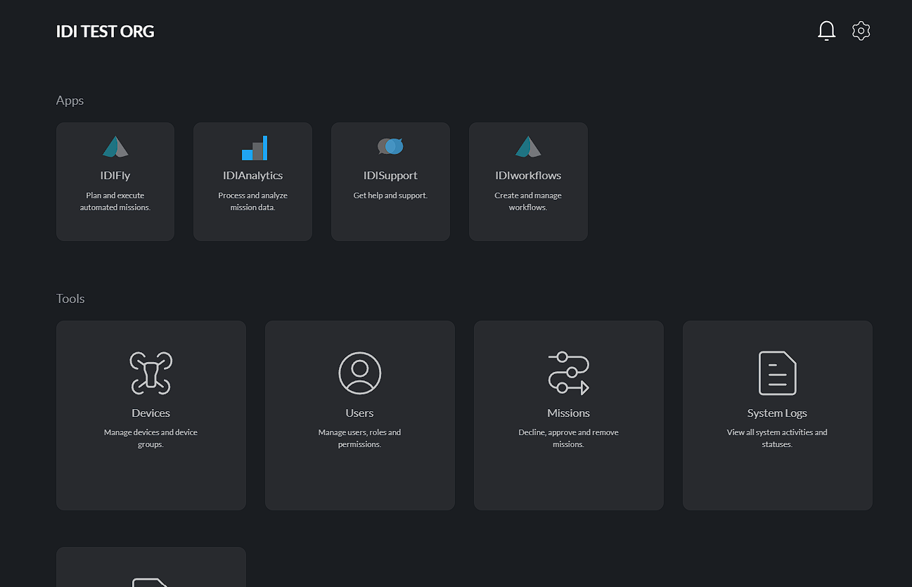 Dashboard overview