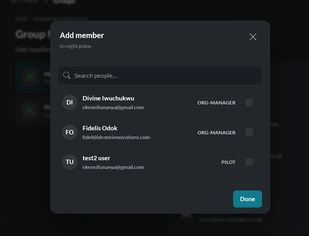 Add members