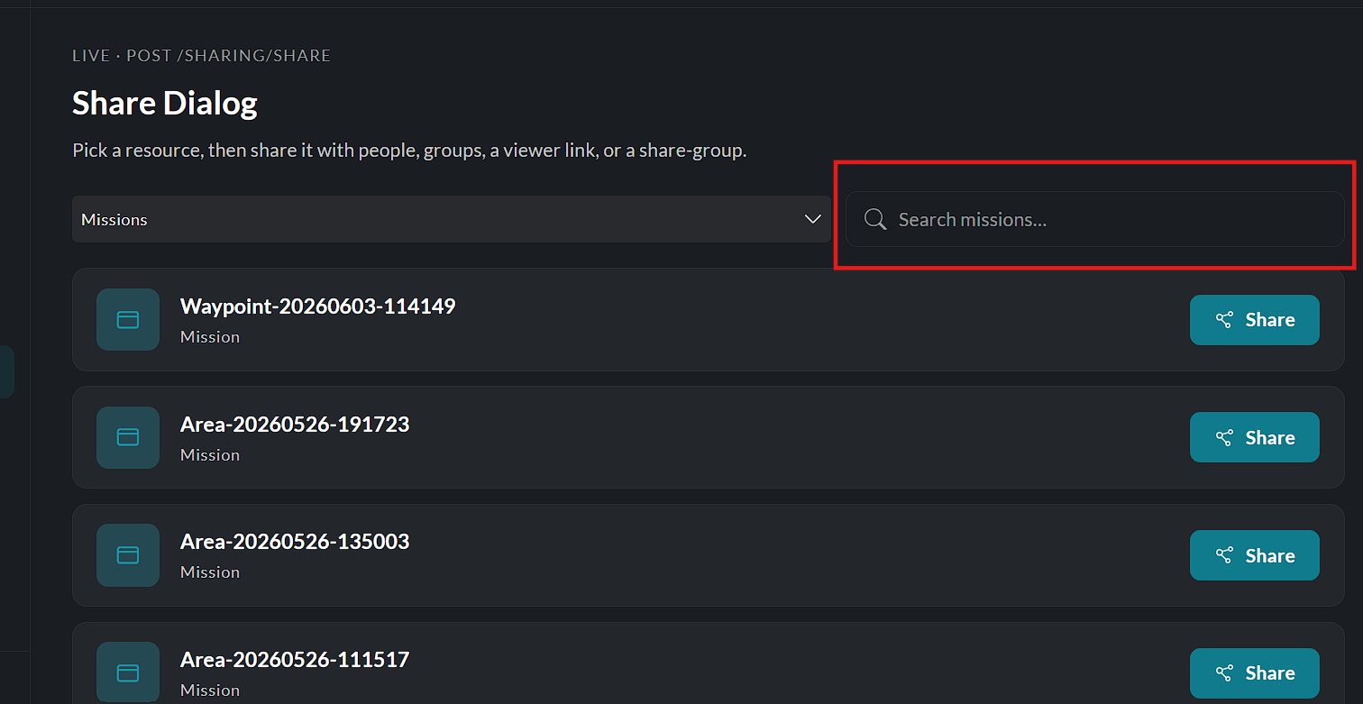 Search resource